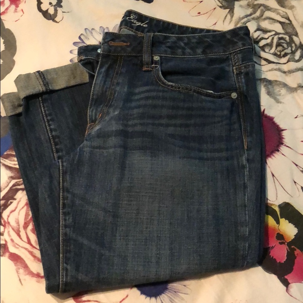 American Eagle boy fit capris